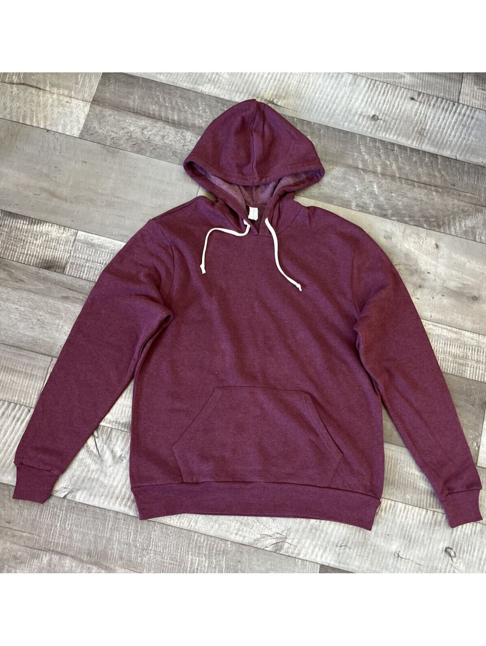 alternative apparel Hoodie Unisex Size Large NEW maroon SUPER SOFT sweatshirt L